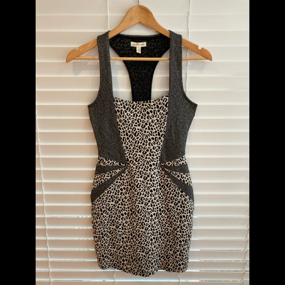 Silence + Noise Leopard Print Dress XS